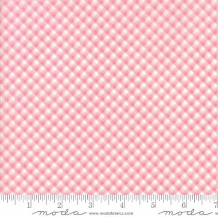 Idee Ago & Filo | Tessuto quadri bianco/rosa