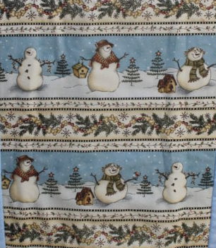 Idee Ago & Filo | Tessuto Flanella Let it Snow bordi