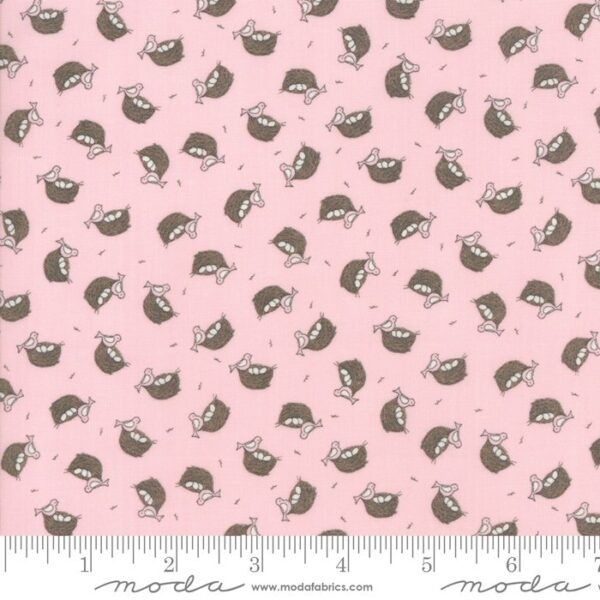 Idee Ago & Filo | Tessuto con nidi "Cottontaile Cottage"