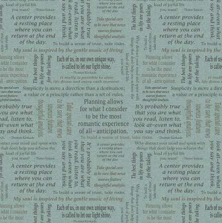 Idee Ago & Filo | Tessuto Words Stripe "Inspiration for Living"