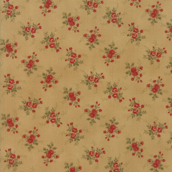 Idee Ago & Filo | Tessuto Rosewood fantasia piccoli fiori fondo beige