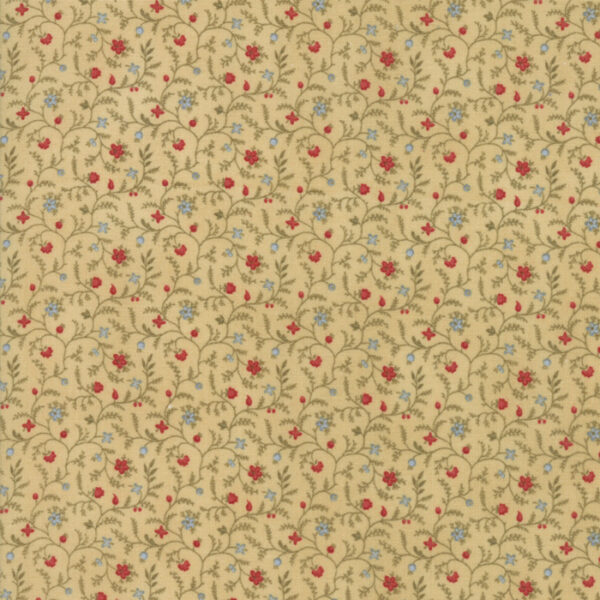Idee Ago & Filo | Tessuto Rosewood fantasia piccola fondo beige