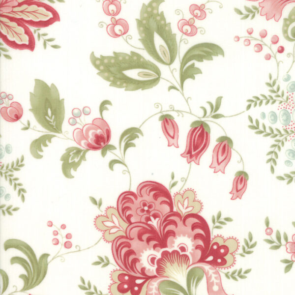 Idee Ago & Filo | Tessuto Porcelain Jacobean Floral Vine