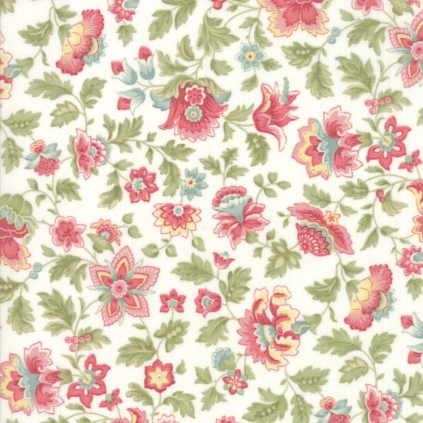 Idee Ago & Filo | Tessuto Porcelain Floral Cluster white