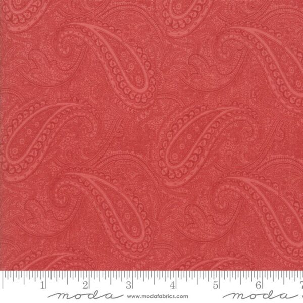Idee Ago & Filo | Tessuto Porcelain Paisley Red
