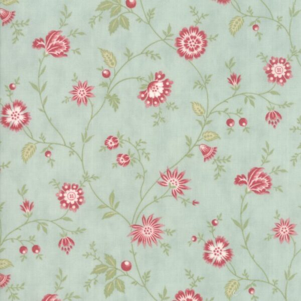 Idee Ago & Filo | Tessuto Porcelain Delicate Floral Vine Green