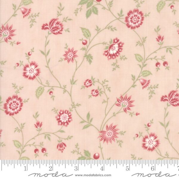 Idee Ago & Filo | Tessuto Porcelain Delicate Floral Vine Pink