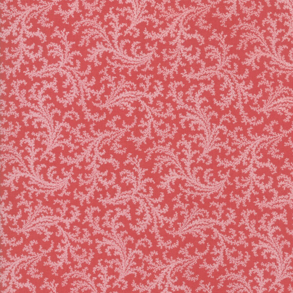 Idee Ago & Filo | Tessuto Porcelain Plumes Red