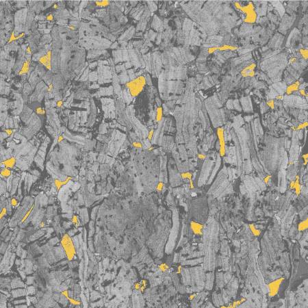 Idee Ago & Filo | Tessuto Shadow Recorked with metallic grigio Granite
