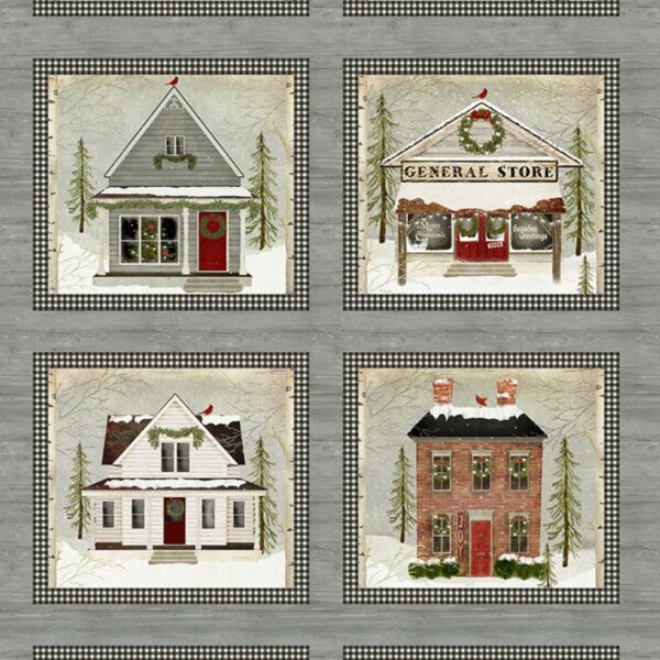 Idee Ago & Filo | Pannello Multi Snow Village