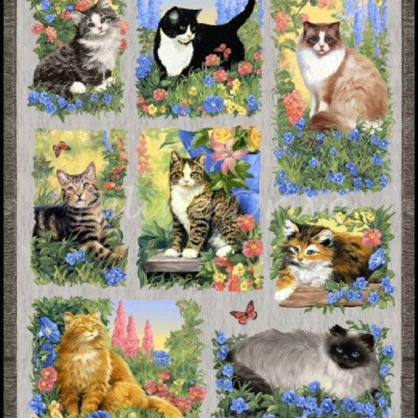 Pannello con gatti Furrever Friends Blank Quilting