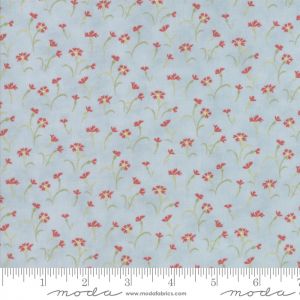 Idee Ago & Filo | Tessuto Victoria Alice Blue Rouge