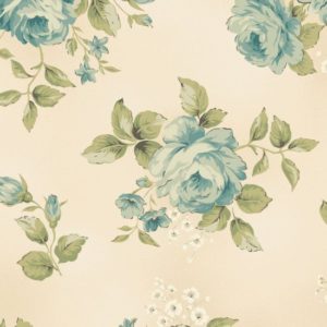Idee Ago & Filo | Tessuto Welcome Home Large Floral Ivory blue