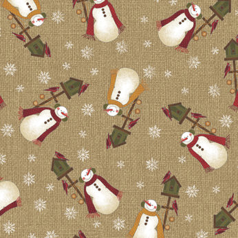 Idee Ago & Filo | Tessuto Winter Snowman
