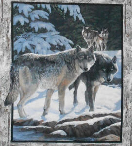 Idee Ago & Filo | Pannello Lupi Wolf