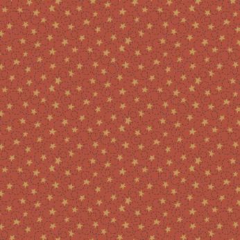 Idee Ago & Filo | Tessuto Red Swirly Star