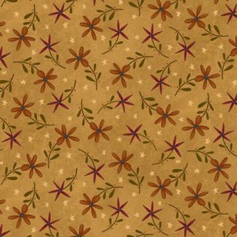 Idee Ago & Filo | Tessuto in flanella Gold Daisy
