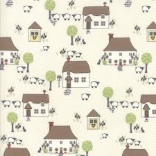 Idee Ago & Filo | Tessuto casette "Cottontaile Cottage"