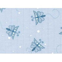 Idee Ago & Filo | Tessuto Azzurro "Life is Beautiful"