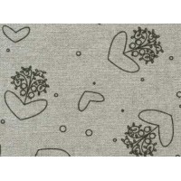 Idee Ago & Filo | Tessuto grigio "Life is Beautiful"