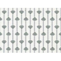 Idee Ago & Filo | Tessuto bianco/grigio "Life is Beautiful"