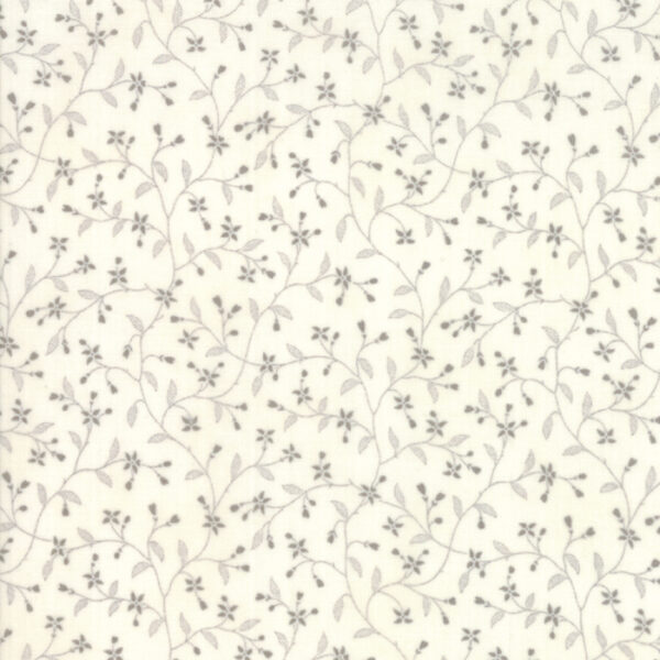 Tessuto Memoirs Budding Vines Avorio 3Sister Moda Fabrics