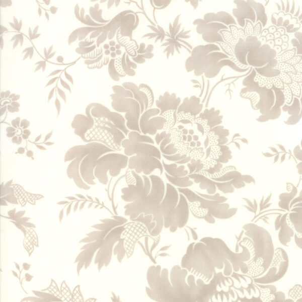 Tessuto Rue 1800 Porcelain Ondine Natural 3Sister Moda Fabrics