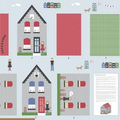 Pannello cuscino Neighborhood House