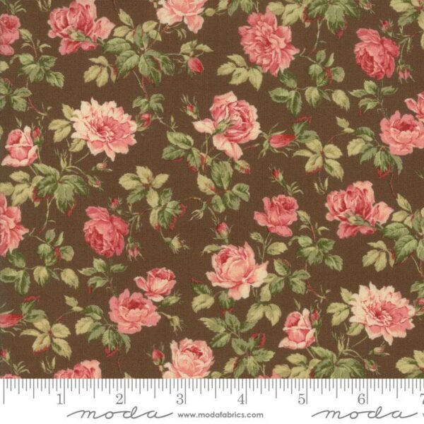 Idee Ago & Filo | Tessuto Rose Chocolate II Brown