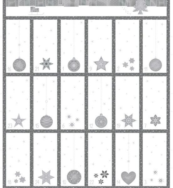 Idee Ago & Filo | Pannello Calendario dell'Avvento Amazon Stars