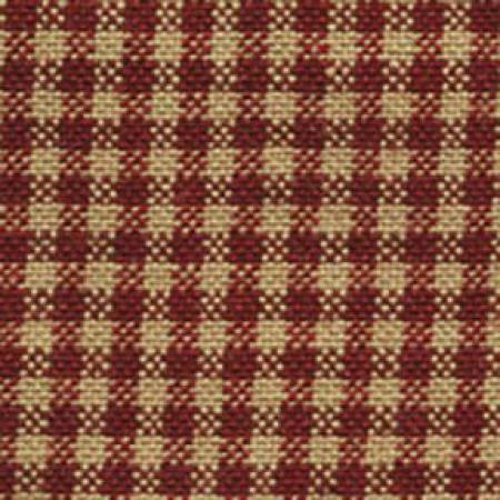 Idee Ago & Filo | Tessuto quadretto country Homespun Écru/bordeaux