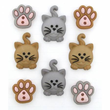 Idee Ago & Filo | Bottoni happy kitties