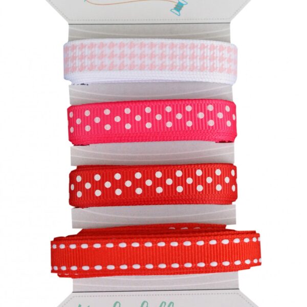 Idee Ago & Filo | Set di Nastri Kimberbell Rossi e Rosa