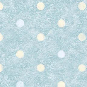 Idee Ago & Filo | Tessuto pois azzurro