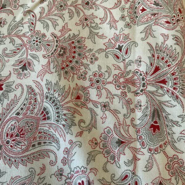 Idee Ago & Filo | Tessuto Papillon Red Paisley
