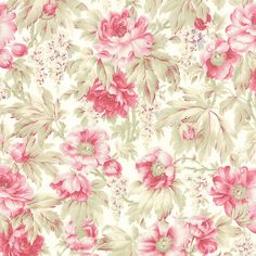 Idee Ago & Filo | Tessuto Seaside Rose Tropical Flower Shell