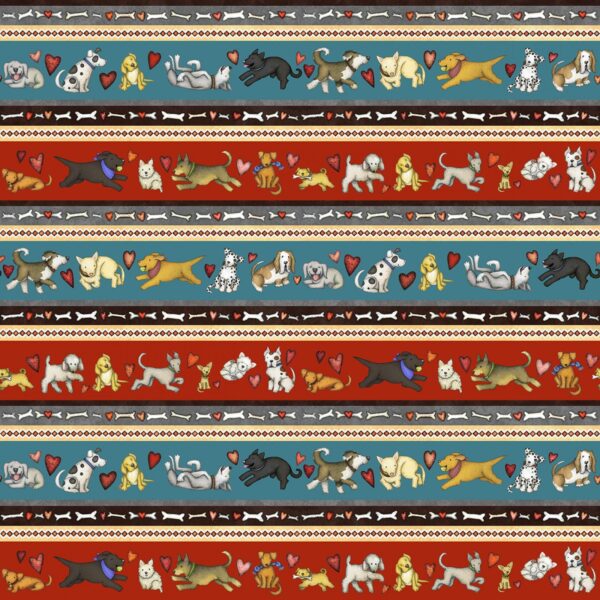 Idee Ago & Filo | Tessuto Bordi Multi Dog