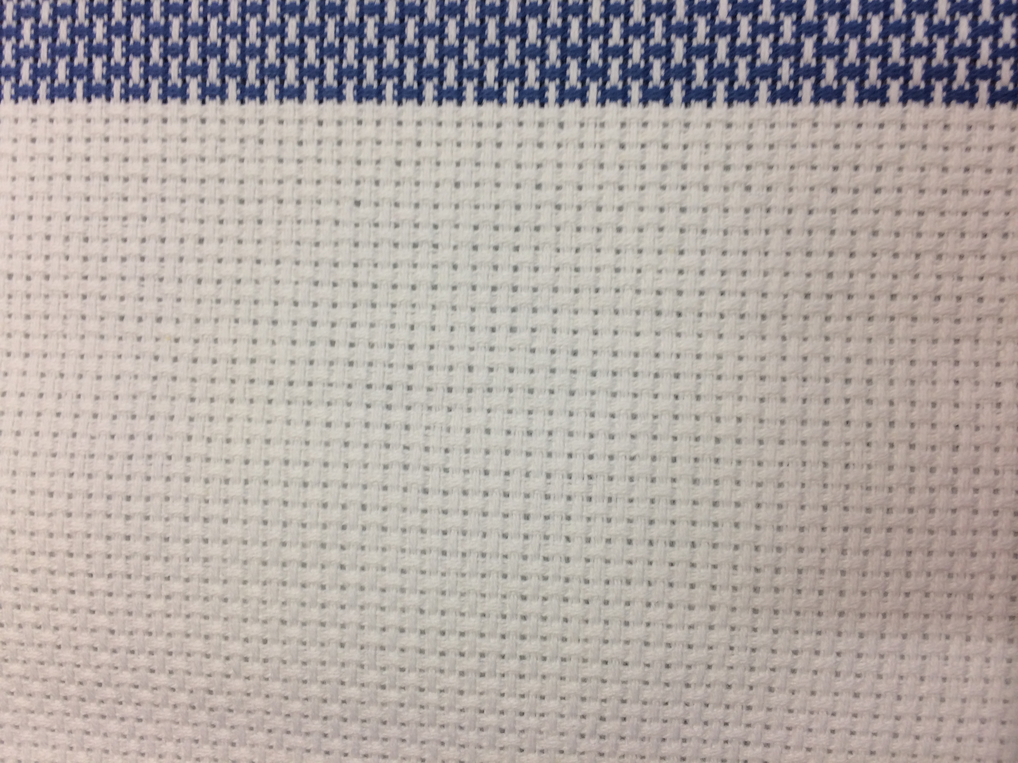 Tela Aida Da 14 Ct Per Ricamo A Punto Croce, Blu Reale  73 X I 690134