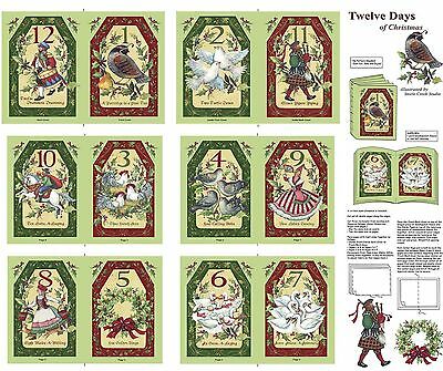 Idee Ago & Filo | Pannello libro Twelve Days of Christmas