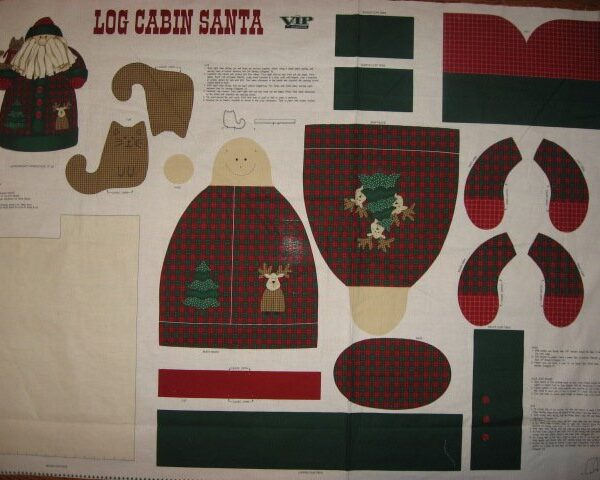 Idee Ago & Filo | Pannello Log Cabin Santa