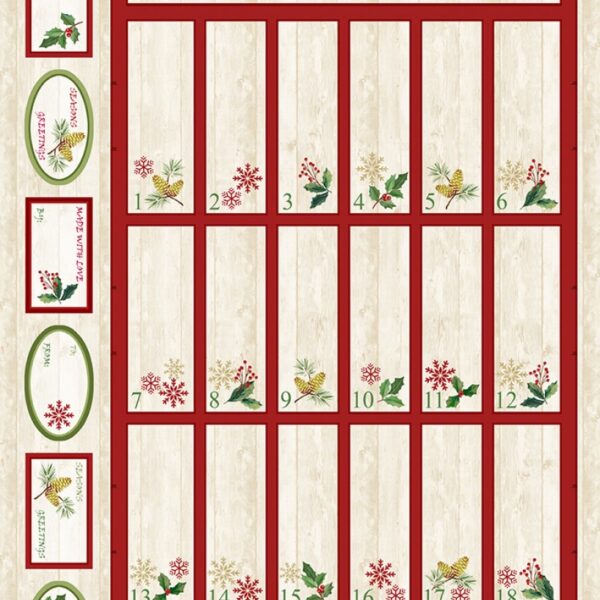Idee Ago & Filo | Pannello dell’avvento Comfort &Joy