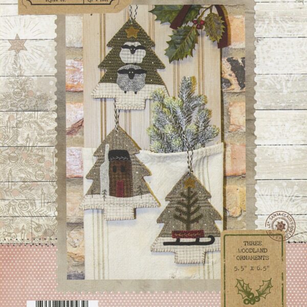 Idee Ago & Filo | Cartamodello Three Woodland Ornaments