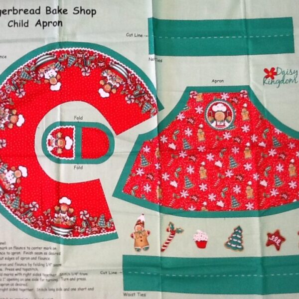 Idee Ago & Filo | Pannello Grembiule Bimba Gingerbread Bake