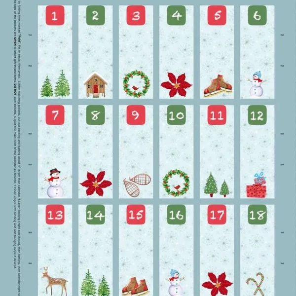Calendari Avvento Farmhouse Santa Advent