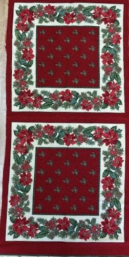 Idee Ago & Filo | Pannello Cuscini Poinsettia Elegance
