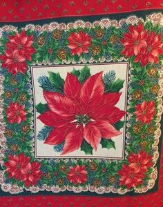Idee Ago & Filo | Pannello per cuscini Stella Natale