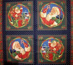 Idee Ago & Filo | Pannello per cuscini Babbo Natale VIP