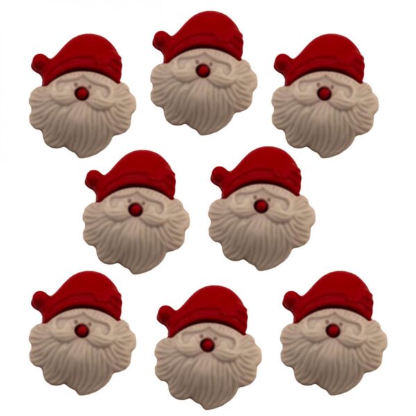 Idee Ago & Filo | Bottoni Babbo Natale