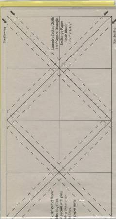 Idee Ago & Filo | Carta Half Square Triangle