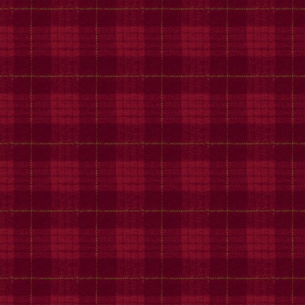 Idee Ago & Filo | Tessuto Flanella Quadri Burgundy